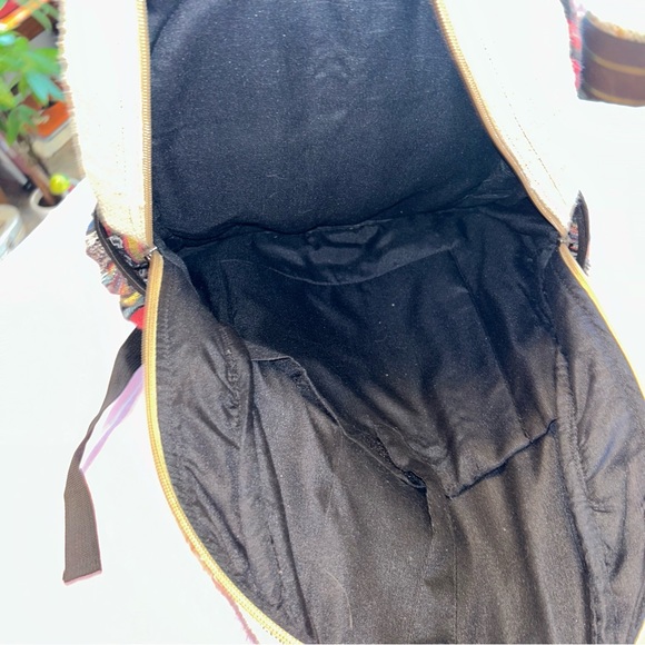 pure hemp backpack with hippie colorway - Picture 8 of 10